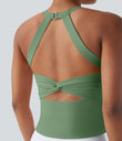 SoftlyZero™ Plush Cut Out Yoga Tank Top A-D Cups - Kashmir