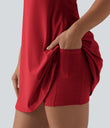 Softlyzero™ Plush Backless Active Dress-Easy Peezy Edition DD-F - Mars Red
