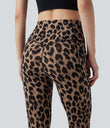 Halara UltraSculpt™ Leopard Print High Waisted Tummy Control Yoga Leggings with Pockets - Toffee Leopard