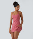SoftlyZero™ Plush Backless Active Dress-Easy Peezy Edition - Begonia Rouge