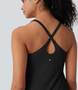 SoftlyZero™ Plush Active Dress-Longer Length-Easy Peezy Edition DD-F Cups - Black