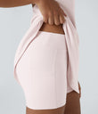 SoftlyZero™ Plush Double Straps 2-Piece Pocket Slip Dance Active Dress A-D Cups - Chiffon White