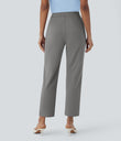Halara Flex™ DayStretch High Waisted Pocket Ankle Length Tapered Work Pants - Silent Storm