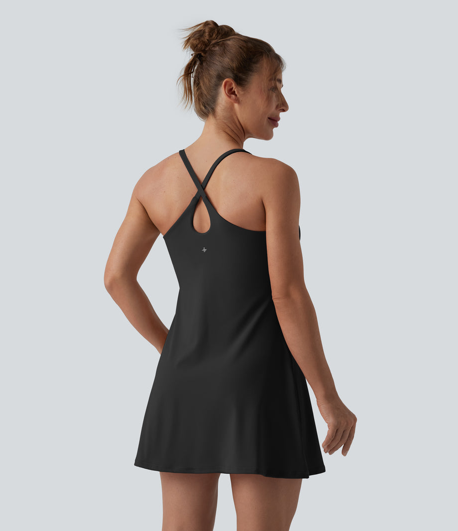 Softlyzero™ Plush Backless Active Dress-Easy Peezy Edition DD-F - Black