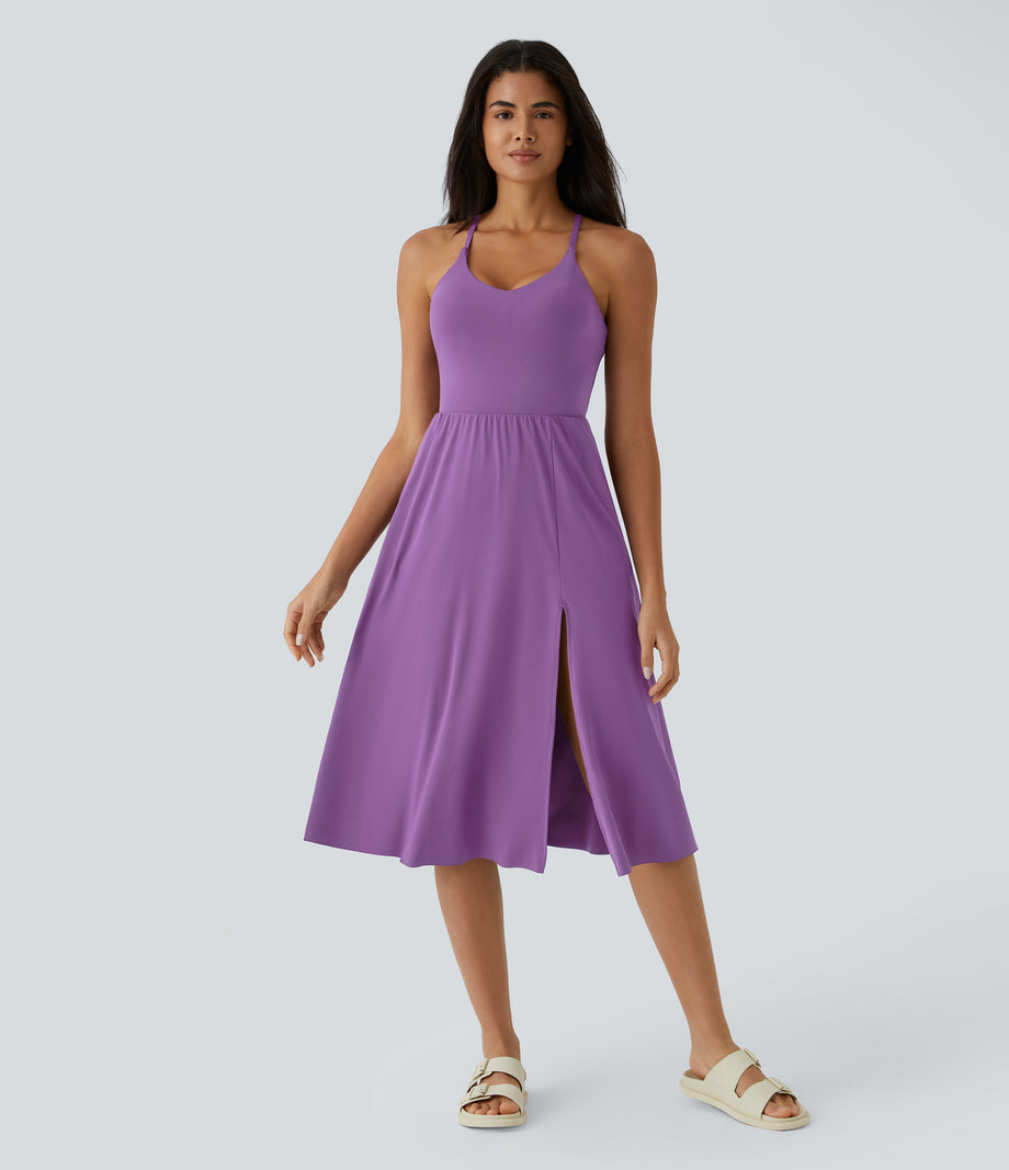 Everyday Midi Chill Dress-La Land - Dewberry