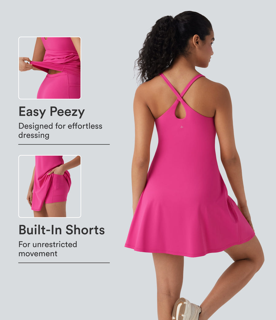 SoftlyZero™ Plush Active Dress-Longer Length-Easy Peezy Edition DD-F Cups