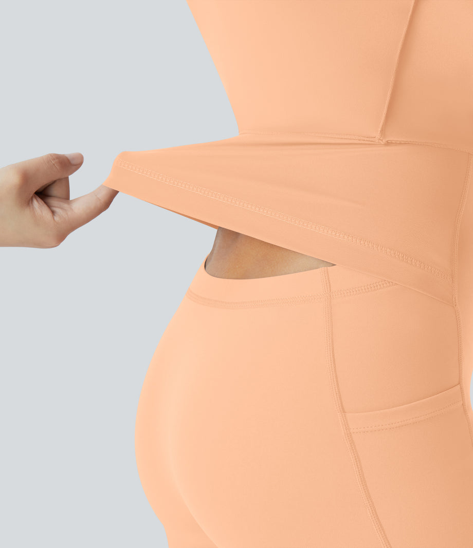 SoftlyZero™ Airy Backless Twisted Cool Touch Dance Active Dress-Easy Peezy Edition - Sunburst