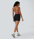 OneForm Seamless Flow Low Support Ruched Double Straps Sports Bra A-D Cups - Salmon