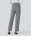 Halara Flex™ High Waisted Pocket Solid Work Tapered Pants - Mockingbird