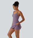 SoftlyZero™ Plush Backless Active Dress-Easy Peezy Edition - Tulip Purple