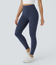 Halara UltraSculpt™ High Waisted Butt Lifting Tummy Control Pocket Shaping Workout Leggings - Mood Indigo