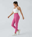 Halara UltraSculpt™ High Waisted Tummy Control Pocket Shaping Training Leggings - Pink Power