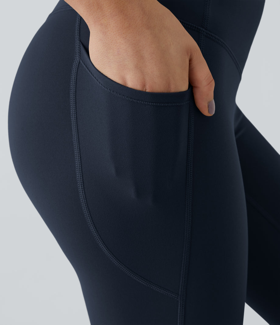 Halara UltraSculpt™ High Waisted Tummy Control Pocket Shaping Training Leggings - Carbon