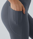 Halara UltraSculpt™ High Waisted Tummy Control Pocket Shaping Training Leggings - Silent Blue