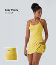 SoftlyZero™ Plush Backless Active Dress-Easy Peezy Edition - Crisp Yellow
