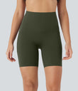 Halara UltraSculpt™ High Waisted Butt Lifting Tummy Control Pocket Shaping Training Biker Shorts 7'' - Deep Woodland Green