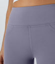 DayStretch High Waisted Pocket Flare Yoga Leggings - Icelandic Blue