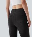 Halara Flex™ High Waisted Casual Skinny Jeans with Pockets - Phantom Denim