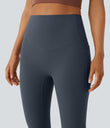 Halara UltraSculpt™ High Waisted Tummy Control Pocket Shaping Yoga Bootcut Leggings - Silent Blue