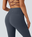 Halara UltraSculpt™ High Waisted Tummy Control Pocket Shaping Yoga Bootcut Leggings - Silent Blue