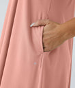 Breezeful™ Backless Racerback Side Pocket High Low Flowy Midi Quick Dry Casual Dress - Blossom