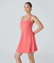 SoftlyZero™ Plush Backless Active Dress-Longer Length-Easy Peezy Edition - Shell Pink