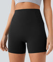 Halara UltraSculpt™ High Waisted Scrunch Butt Lifting Tummy Control Pocket Shaping Workout Biker Shorts 5'' - Black
