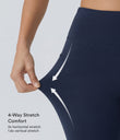 DayStretch High Waisted Pocket Flare Yoga Leggings - Midnight Blue