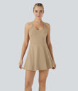 SoftlyZero™ Airy Backless Twisted Cool Touch Dance Active Dress-Easy Peezy Edition - Curds & Whey