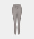 SoftlyZero™ Plush High Waisted Drawstring Pocket Plain Full Length Joggers - Gull