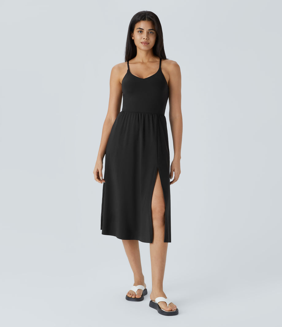 Everyday Midi Chill Dress-La Land - Black