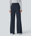 Halara Flex™ DayStretch High Waisted Pocket Work Flare Pants - Midnight Blue