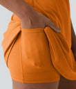 SoftlyZero™ Plush Backless Active Dress-Easy Peezy Edition - Sun Orange