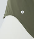 Halara UltraSculpt™ Round Neck Curved Hem Workout Tank Top - Grass Grey Green