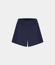 Breezeful™ High Waisted Crossover Pocket 2-in-1 Quick Dry Yoga Shorts 4" - Patriot Blue