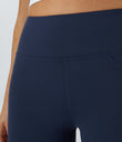 DayStretch High Waisted Pocket Flare Yoga Leggings - Midnight Blue