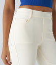 Halara Flex™ High Waisted Pockets Straight Leg Washed Casual Jeans - Beige Denim