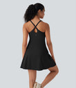 SoftlyZero™ Plush Active Dress-Longer Length-Easy Peezy Edition DD-F Cups - Black