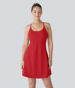 SoftlyZero™ Plush Backless Active Dress-Longer Length-Easy Peezy Edition - Mars Red