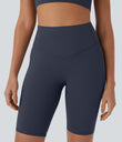 Halara UltraSculpt™ High Waisted Tummy Control Pocket Shaping Training Biker Shorts 9'' - Mood Indigo