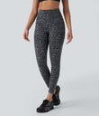 Halara UltraSculpt™ Leopard Print High Waisted Tummy Control Yoga Leggings with Pockets - Shadow Leopard