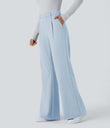 Halara Flex™ DayStretch High Waisted Pocket Work Flare Pants - Baby Blue