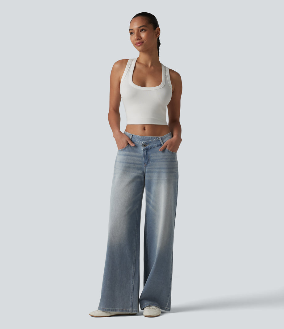 Blue Flower Denim
