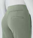 Halara Flex™ DayStretch Mid Rise Side Zipper Pocket Work Flare Pants - Asparagus