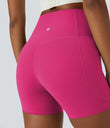 Halara UltraSculpt™ High Waisted Tummy Control Side Pocket Shaping Training Biker Shorts 5'' - Fuchsia Purple