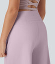 SoftlyZero™ Airy High Waisted Pockets Cool Touch Yoga Bermuda Shorts - Pink Purple
