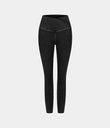 Halara Flex™ Crossover Pocket Washed Denim Work Leggings - Hemp Rope Black Denim