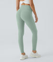 Halara UltraSculpt™ High Waisted Tummy Control Pocket Shaping Training Leggings - Iceberg Green