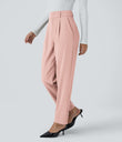 Halara Flex™ High Waisted Pocket Solid Work Tapered Pants - Peachskin