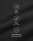 Halara HeatCore Turtleneck Long Sleeve Thumb Hole Casual Warming Top - Black